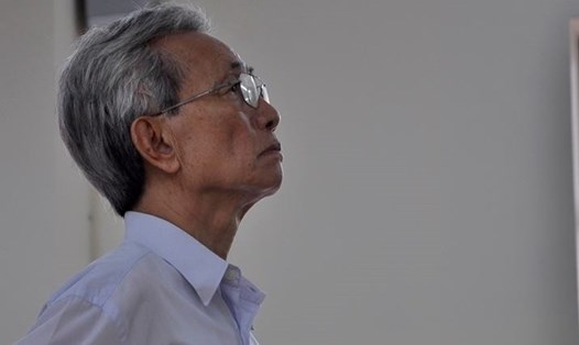 Bị cáo Nguyễn Khắc Thủy tại phiên tòa