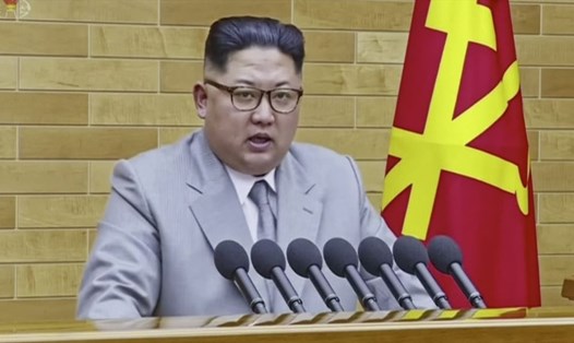 Nhà lãnh đạo Triều Tiên Kim Jong-un. Ảnh: KRT