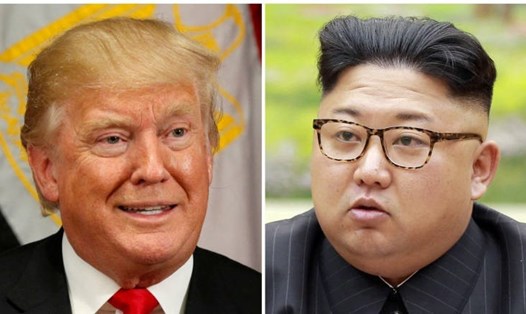 Tổng thống Mỹ Donald Trump và lãnh đạo Triều Tiên Kim Jong-un. Ảnh: Reuters. 