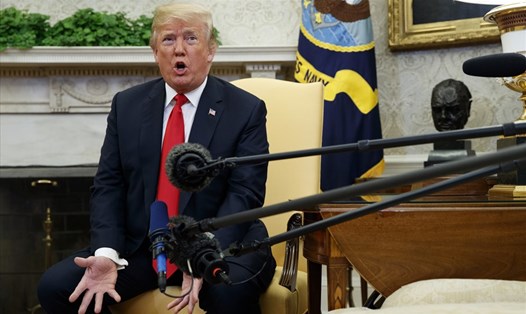 Tổng thống Donald Trump tại Nhà Trắng ngày 16.5.2018. Ảnh: AP