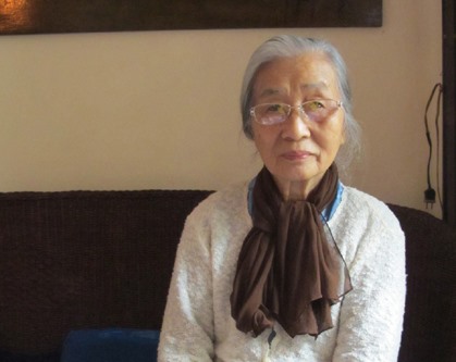 Nghệ nhân Mai Thị Trà. Ảnh: H.V.M