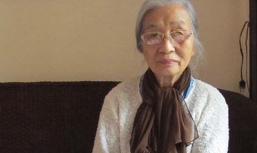 Nghệ nhân Mai Thị Trà. Ảnh: H.V.M