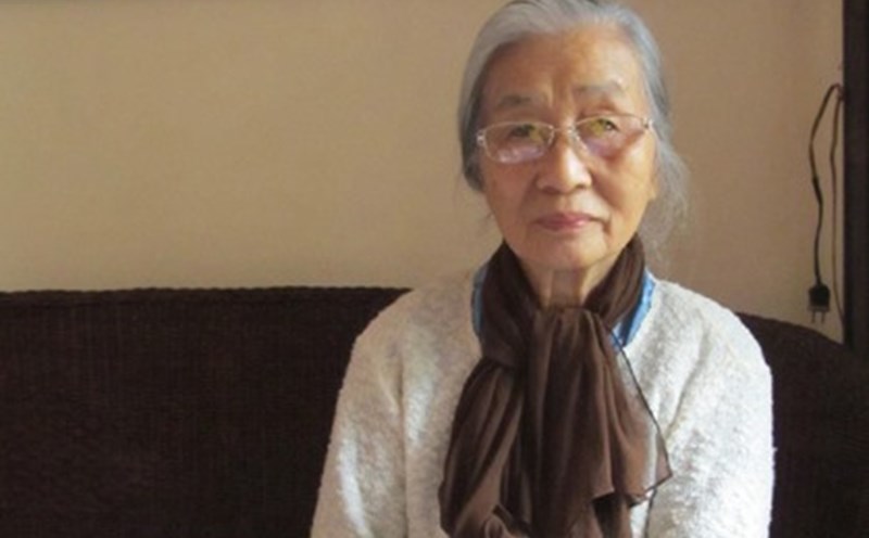 Nghệ nhân Mai Thị Trà. Ảnh: H.V.M