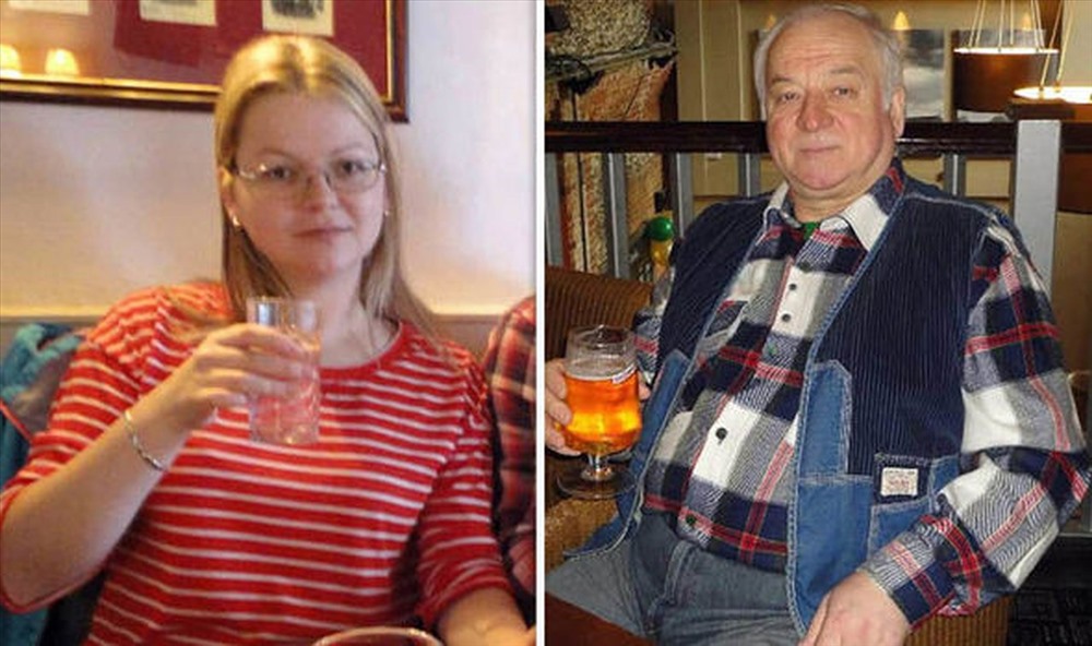 Ông Sergei Skripal và con gái Yulia Skripal. Ảnh: Getty Images