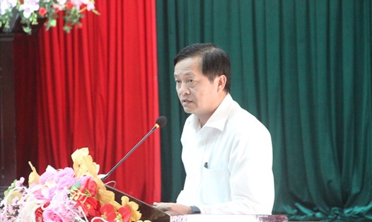 Ông Lê Văn Sơn - Phó Bí thư Quận ủy, Chủ tịch UBND quận Cẩm Lệ bị kỷ luật.
