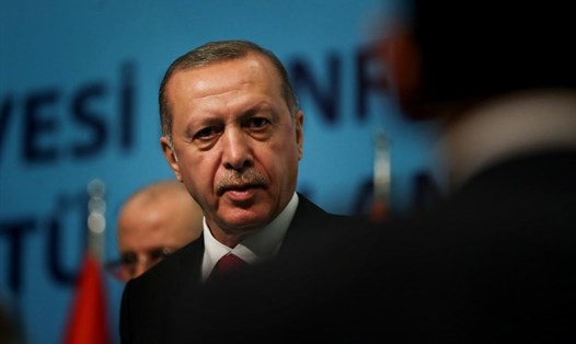 Tổng thống Thổ Nhĩ Kỳ Recep Tayyip Erdogan. Ảnh: Anadolu