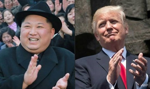 Ông Kim Jong-un và ông Donald Trump. Ảnh: CNA. 