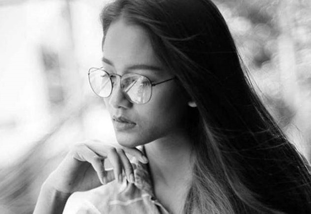 Người mẫu nude Kim Phượng. Ảnh: FBNV