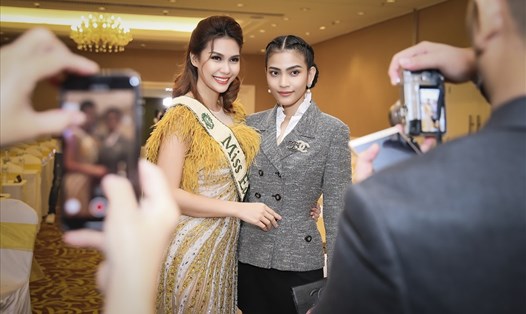 Hoa hậu Trái Đất 2015 và Á hậu Trương Thị May