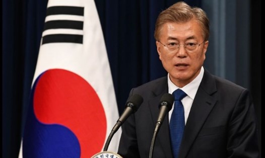 Tổng thống Moon Jae-in "bối rối và lấy làm tiếc" khi biết thượng đỉnh Mỹ-Triều Tiên bị hủy. Ảnh: CNN.
