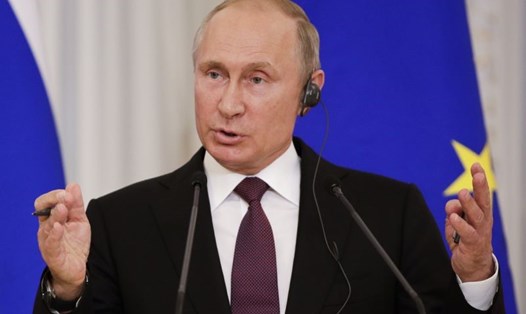 Tổng thống Nga Vladimir Putin. Ảnh: AP. 