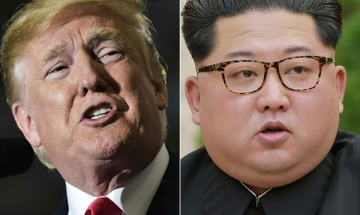 Ông Donald Trump lại nói thượng đỉnh với Kim Jong-un có thể diễn ra như đã định. Ảnh: AFP.