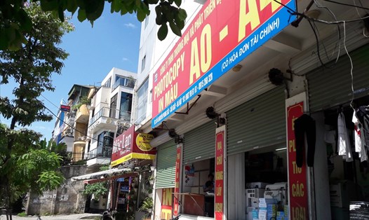 Một cửa hàng photocopy nằm trên đường Nguyễn Phong Sắc (cạnh Học Viện Báo chí và Tuyên truyền). Ảnh: CN