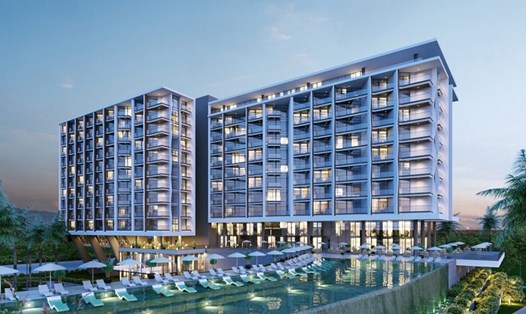 Hàng chục dự án Condotel với hàng nghìn căn hộ sắp bung hàng trong vài năm tới tại Cam Ranh. Ảnh: PV