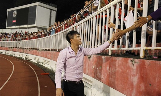 Lê Công Vinh được xem là biểu tượng của CLB TP.HCM với những đóng góp to lớn của anh dành cho đội bóng này suốt hơn 1 năm qua. Ảnh: Duy Anh