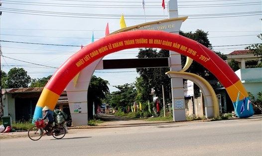 Trường cao đẳng Việt Nam - Hàn Quốc Quảng Ngãi. Ảnh: T.H