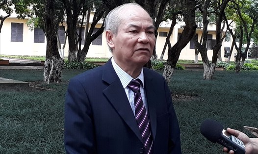 GS.TS Lê Hữu Nghĩa, nguyên Giám đốc học viện chính trị Quốc gia Hồ Chí Minh (Ảnh: Xuân Hải)