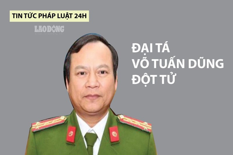 Tin tức pháp luật 24h Phó Cục trưởng C50 Võ Tuấn Dũng đột tử; Lý do