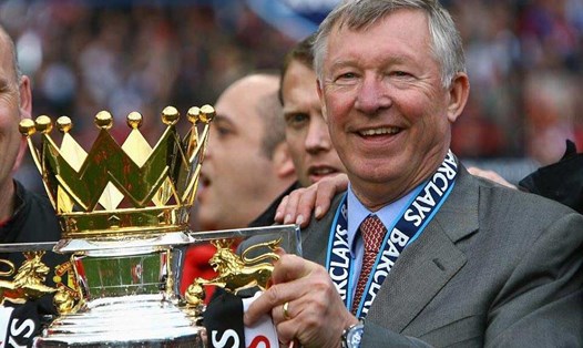 HLV Alex Ferguson đã giành được 38 danh hiệu trong 26 năm dẫn dắt Man United. Ảnh: Reuters.