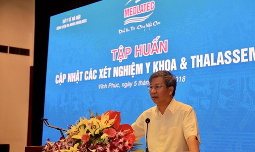 GS Nguyễn Anh Trí phát biểu tại buổi tập huấn (Ảnh: BVCC)