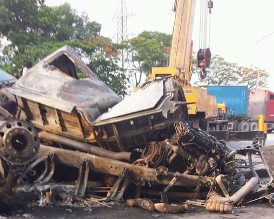 Hiện trường vụ việc. Ảnh: CTV