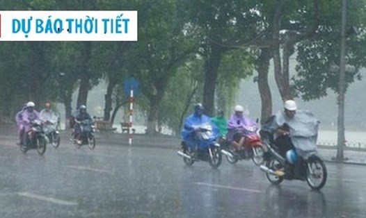 Hà Nội và nhiều nơi có mưa vừa và mưa to trong ngày 10.5. Ảnh: T.L