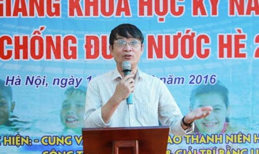 TTK Hiệp hội Thể thao dưới nước Việt Nam Đinh Việt Hùng - Ảnh: Hiếu Lương.
