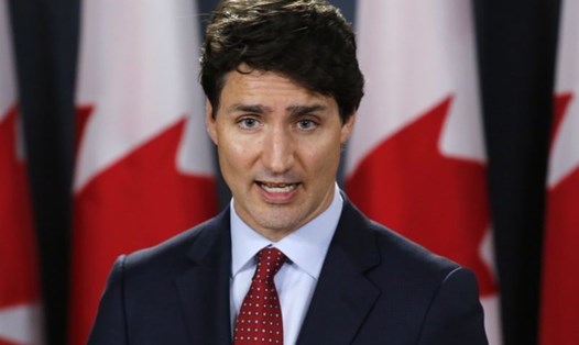 Thủ tướng Canada Justin Trudeau. Ảnh: AP. 
