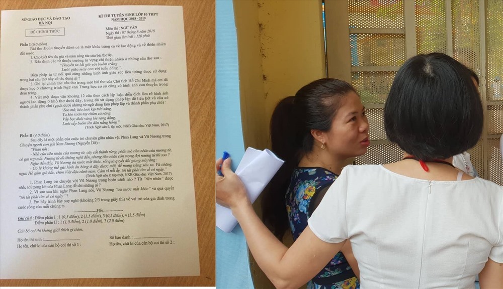 Sự cố lọt đề thi tuyển sinh vào lớp 10 khiến nhiều phụ huynh hoang mang, lo lắng.