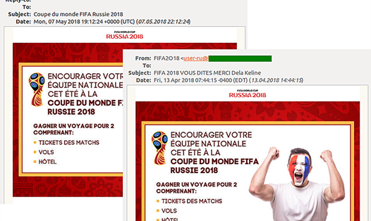Cạm bẫy "vé mời" World Cup 2018 qua email.