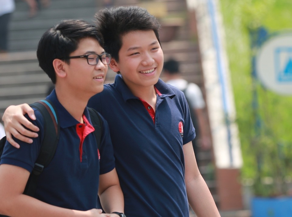 Thí sinh dự thi Kỳ thi tuyển sinh vào lớp 10 THPT tại Hà Nội. Ảnh: Hải Nguyễn