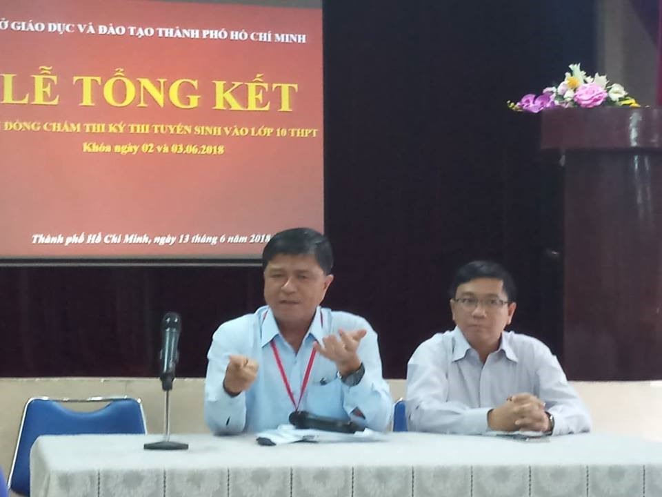 Họp báo công bố về điểm thi tuyển sinh 10 năm học 2018-2019