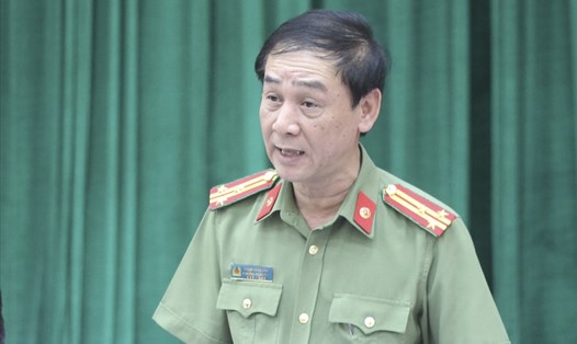 Thượng tá Phạm Tùng Vân, Phó trưởng phòng Tham mưu Công an TP Hà Nội. Ảnh TV