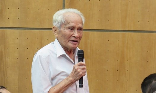 Trung tướng Nguyễn Quốc Thước, nguyên Ủy viên TƯ Đảng, nguyên Tư lệnh Quân khu 4. Ảnh X.H