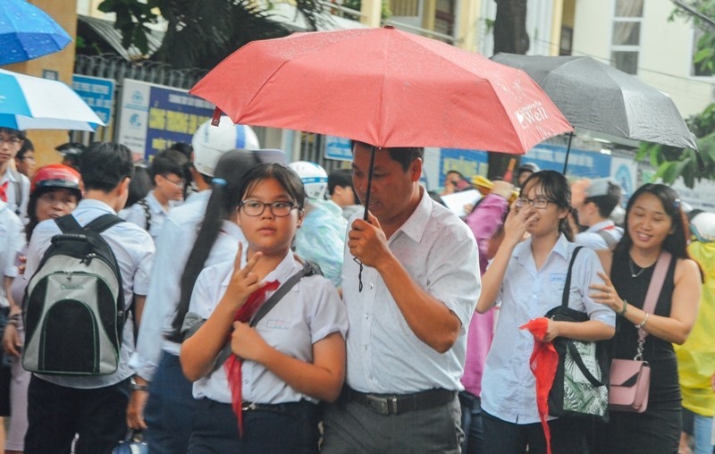 Kì thi vào lớp 10 các trường THPT ở Đà Nẵng có gần 14 ngàn học sinh tham dự. Ảnh:  X.S