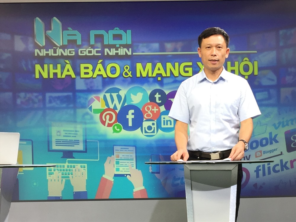  PGS.TS Nguyễn Thành Lợi - Tổng Biên tập Tạp chí Người làm báo. Ảnh: NVCC. 