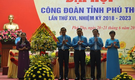 Phó Chủ tịch Tổng LĐLĐVN Nguyễn Thị Thu Hồng phát biểu tại Đại hội