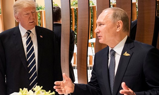 Tổng thống Donald Trump và Tổng thống Vladimir Putin dự kiến có cuộc gặp trong tháng 7. Ảnh: Reuters