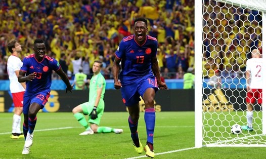 Colombia  giành chiến thắng 3-0 trước Ba Lan, qua đó thắp lên hi vọng đi tiếp vào vòng 1/8. Ảnh: FIFA