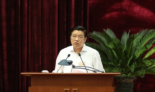Ông Phan Đình Trạc, Bí thư Trung ương Đảng, Trưởng Ban Nội chính Trung ương, Phó Ban chỉ đạo trung ương về PCTN  (Ảnh: NT)