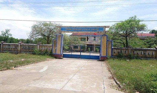 Trường THCS Lê Thuyết, thị xã Hương Trà, tỉnh Thừa Thiên –Huế, nơi cô N bị hiếp dâm