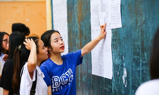 Thí sinh tham gia kỳ thi THPT quốc gia 2018. Anh: Sơn Tùng
