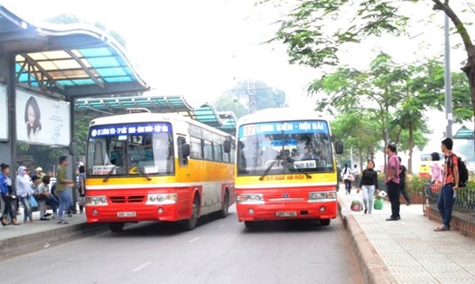 Xe buýt ở Hà Nội.