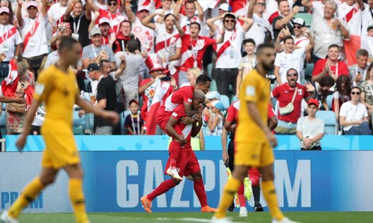 Peru đã làm nên bất ngờ khi giành chiến thắng 2-0 trước Australia. Ảnh: FIFA