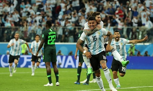 Argentina đã giành chiến thắng kịch tính. Ảnh: FIFA