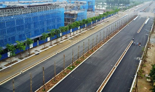 Tuyến đường nối Nguyễn Xiển (quận Thanh Xuân) với Xa La (quận Hà Đông) theo hình thức BT. Ảnh: CÔNG HÙNG