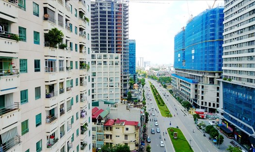 Tại Hà Nội, phân khúc chung cư đang giảm mạnh cả giá và lượng giao dịch. Ảnh: PV