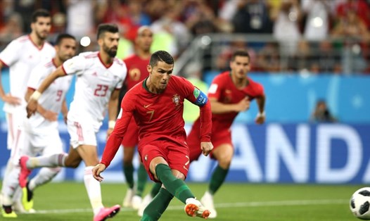 Ronaldo là cầu thủ thực hiện nhiều cú dứt điểm nhất đến thời điểm này của World Cup 2018. Ảnh: FIFA