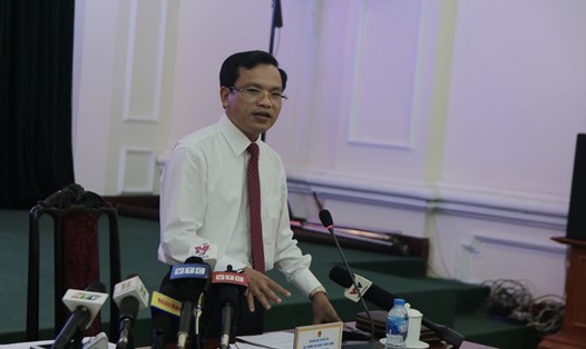 Ông Mai Văn Trinh – Cục trưởng Cục Quản lý chất lượng - chia sẻ tại buổi họp báo.