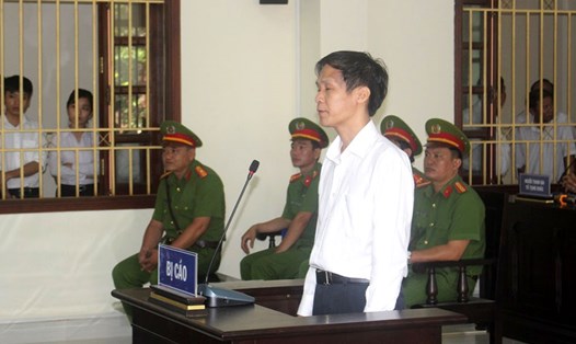 Bị cáo Trần Hữu Kiển tại phiên tòa.
